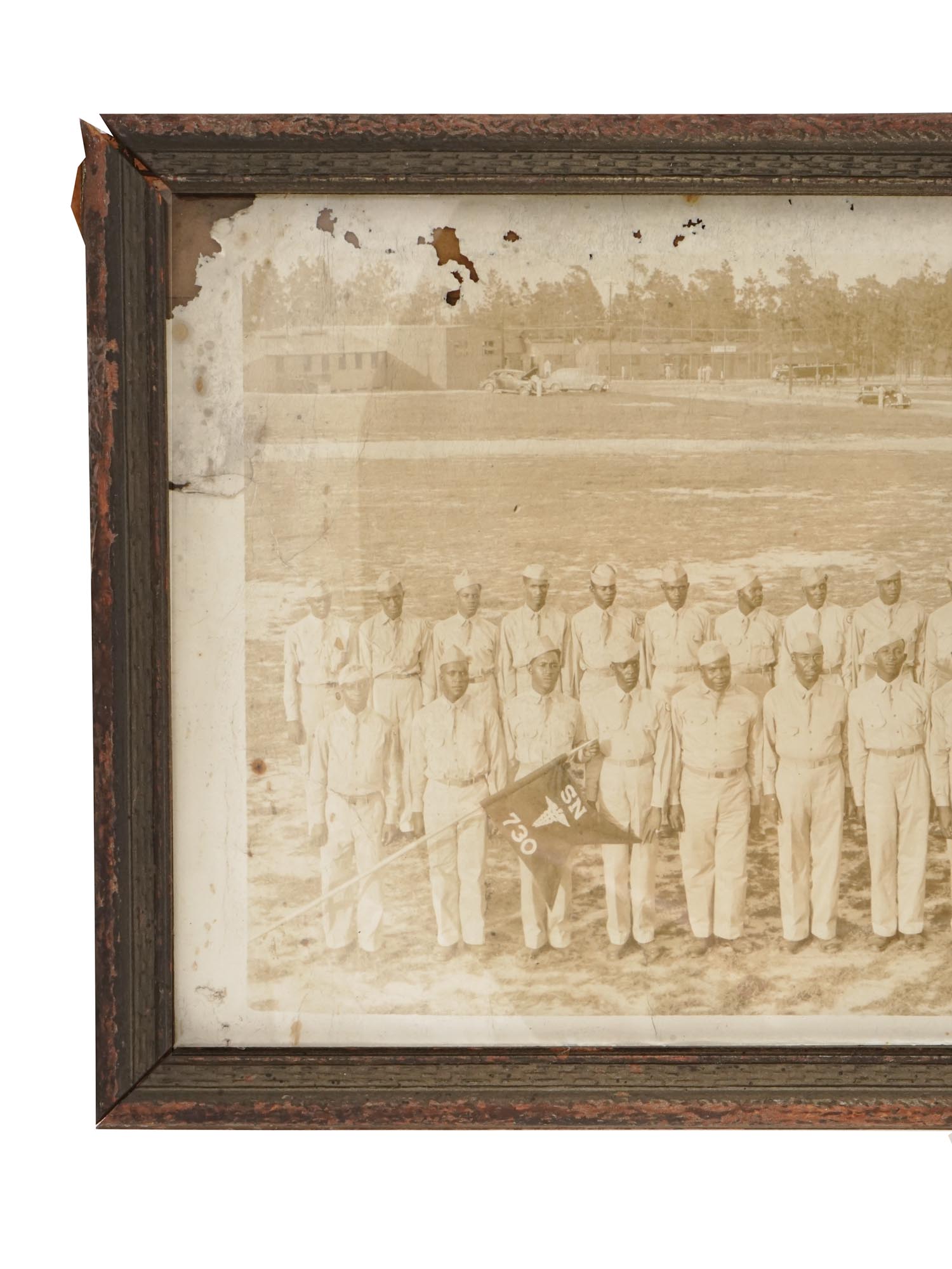 WWII AFRICAN AMERICAN MEDICAL UNIT PANORAMA PHOTO PIC-1